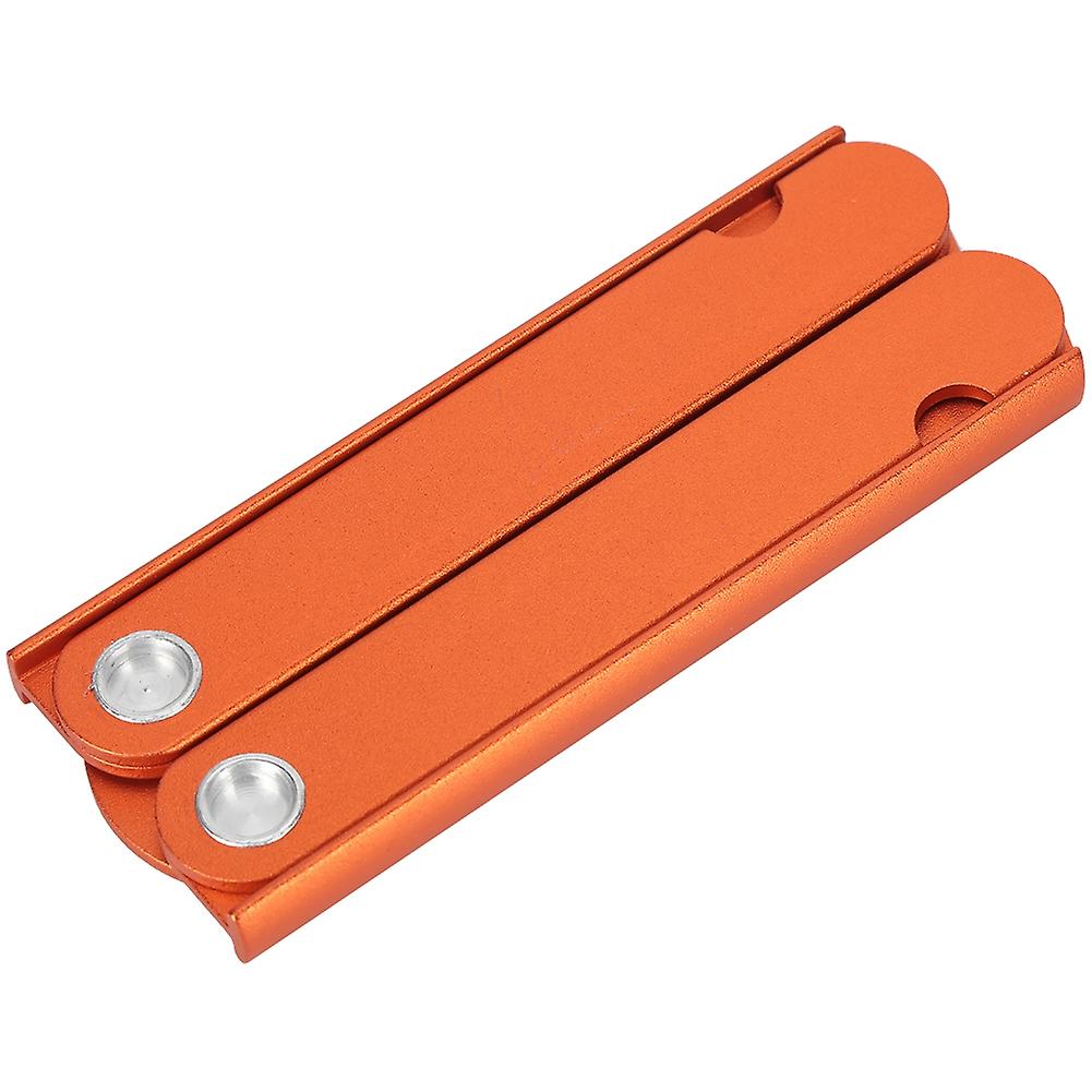 Aluminum Alloy Outdoor Folding Multifunction Hanger Non Slip Portable Drying Rack(orange)