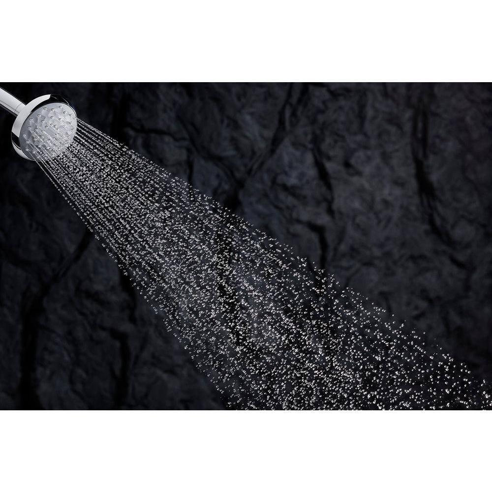 KOHLER Awaken 1-Spray 3.6 in. Single Wall Mount Fixed Shower Head in Brushed Nickel K-72417-BN