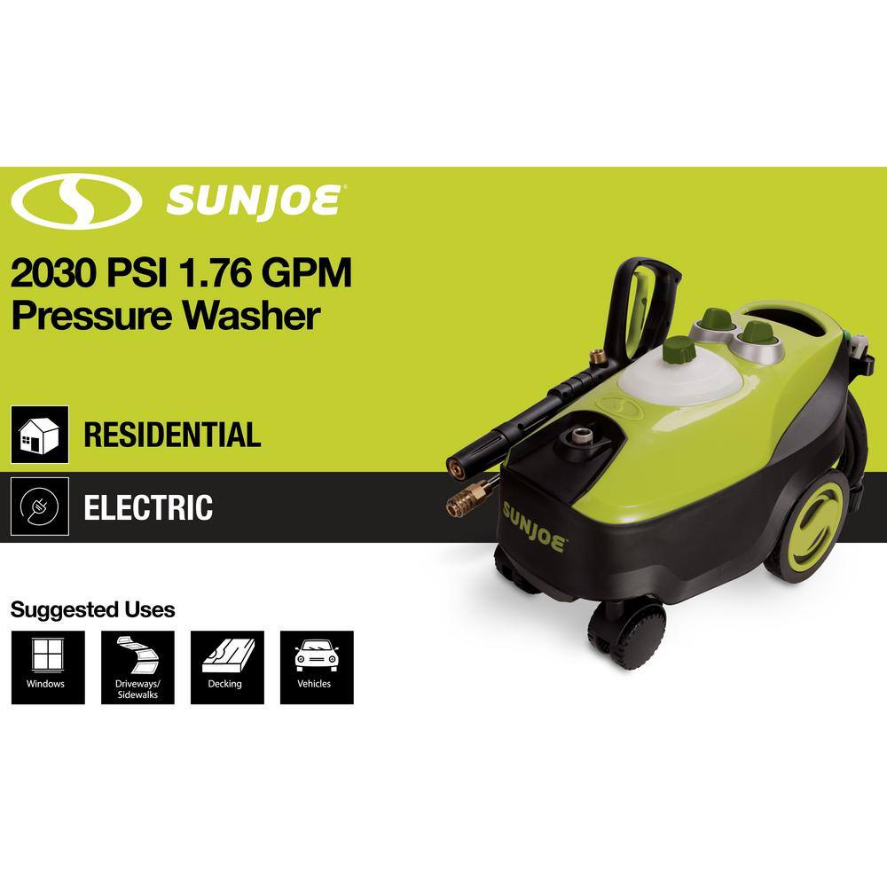 Sun Joe 1450 PSI 1.24 GPM 14.5 Amp CordedElectric Pressure Washer SPX3200