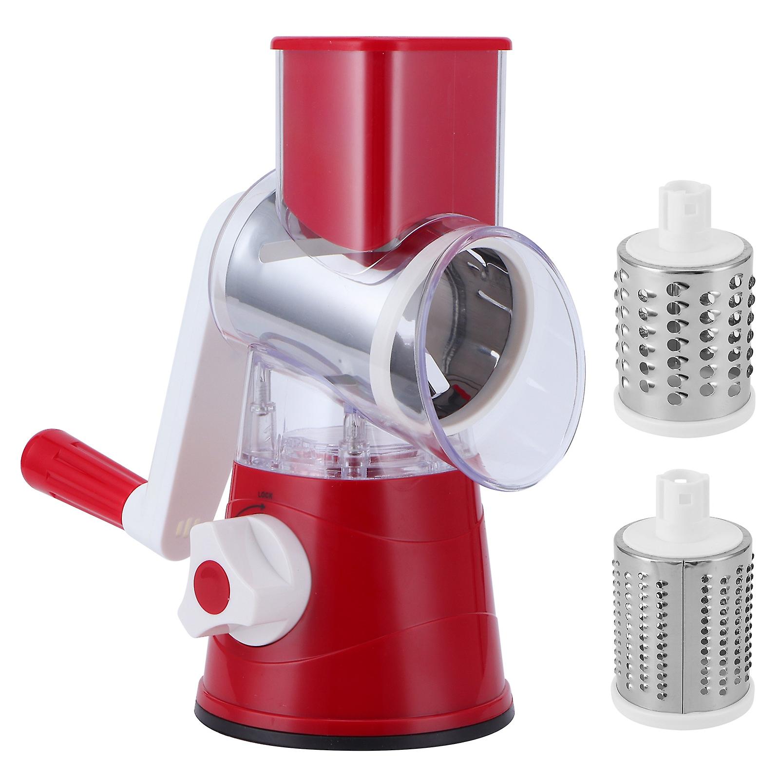 Manual Vegetable Shredder Cutter Potato Tomato Grater Chopper Kitchen Gadgets for Home RestaurantRed