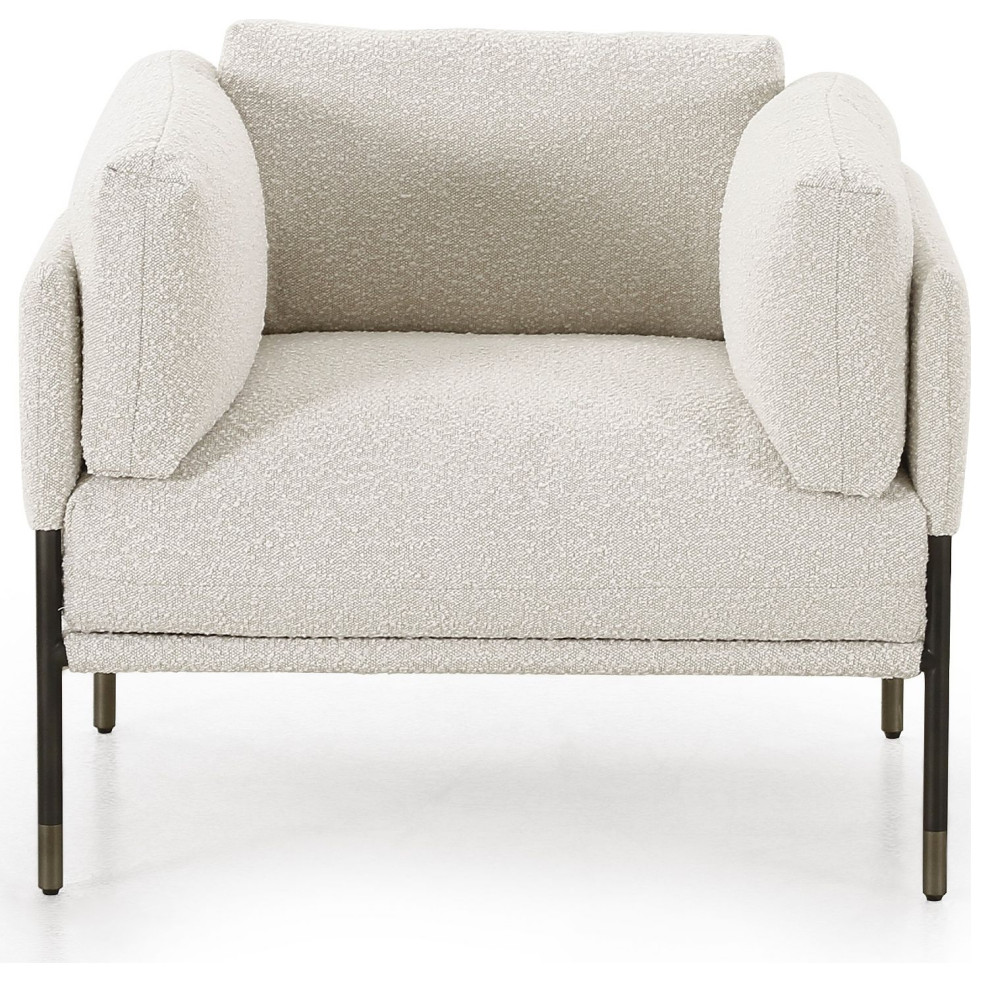 Kellen Knoll Natural Chair   Midcentury   Armchairs And Accent Chairs   by Zin Home  Houzz