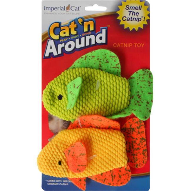 ImperialCat 01282 Neon Fish Duo Catnip Toy