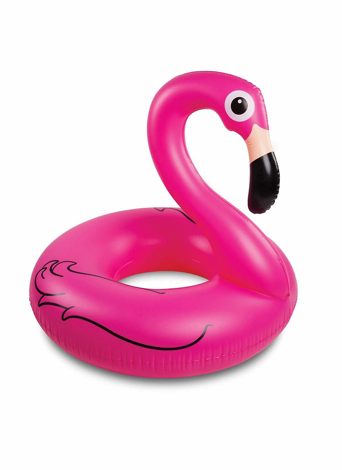 Bigmouth Inflatable Floating Lounge Badring Pink Flamingo 120cm