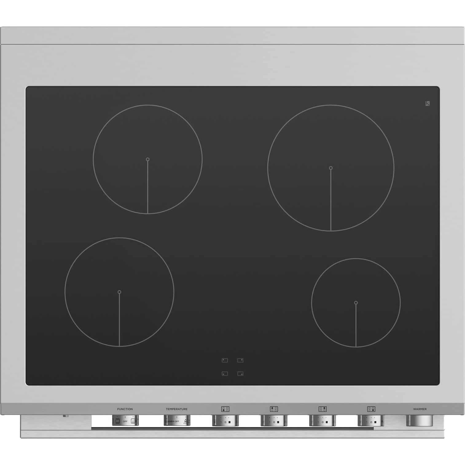 Fisher & Paykel 30-inch Freestanding Electric Induction Range with Self-Cleaning Oven OR30SDI6X1