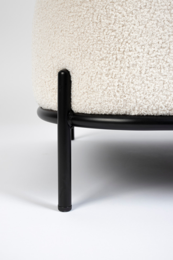 White Modern Lounge Chair  DF Polly   Midcentury   Armchairs And Accent Chairs   by Oroa   Distinctive Furniture  Houzz