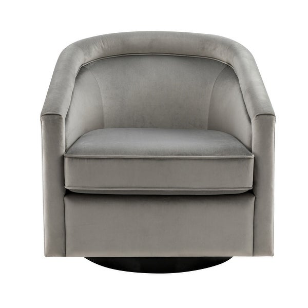 WOVENBYRD Classic Barrel Swivel Chair