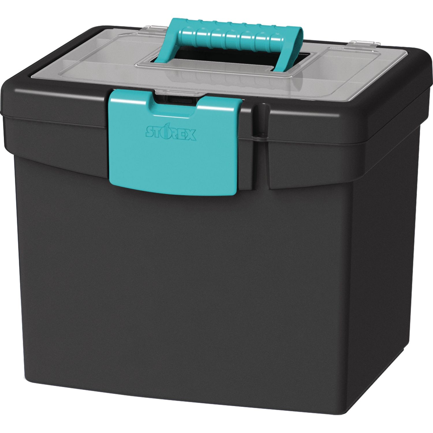 File Storage Box with XL Storage Lid by Storex STX61414B02C