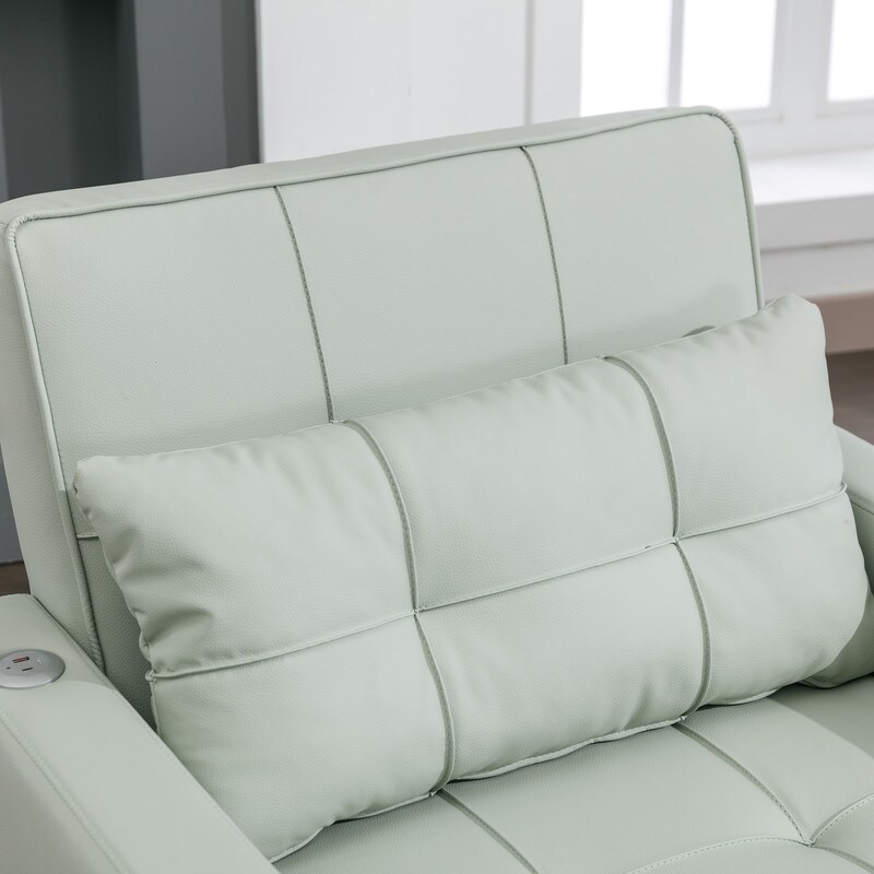 34.26 in wide Recliner bed 3 in 1 convertible multifunctional sofa bed