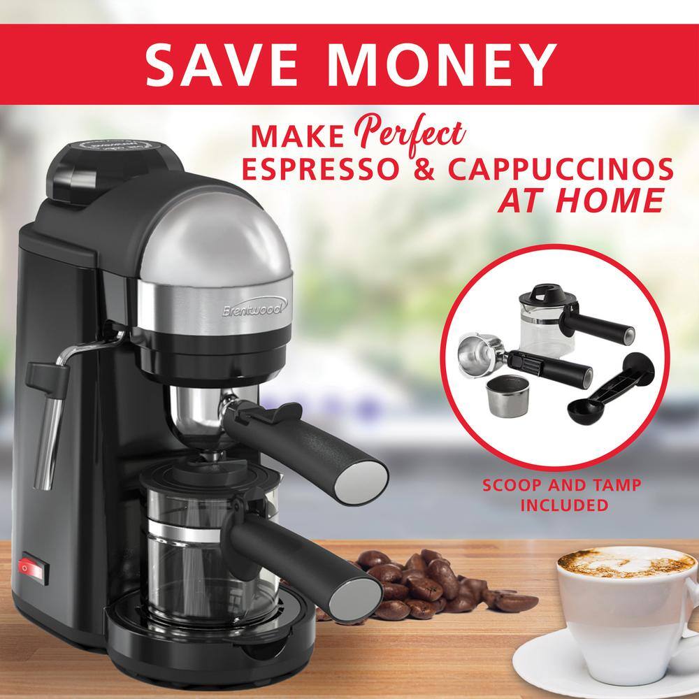 Brentwood GA-135BK Espresso and Cappuccino Maker in Black 985115510M