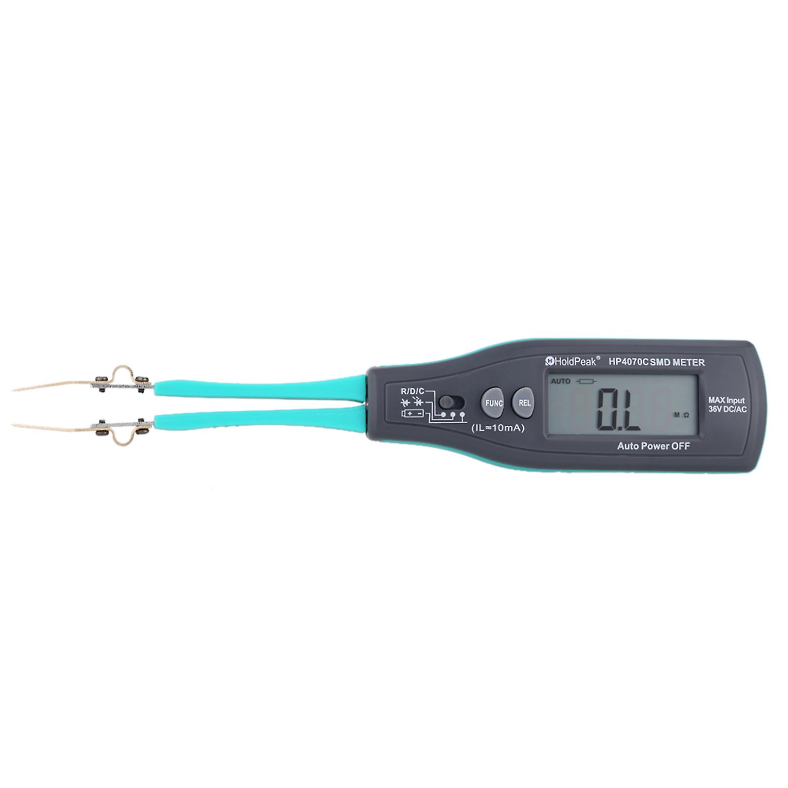 Holdpeak Hp-4070c Handheld Smart Smd Tester Tweezers Resistor Capacitor Diode Continuity Intelligent Testing Clips With Relative Value No.290109