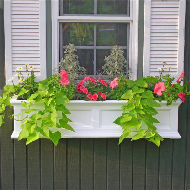 MAYNE 5823W Fairfield 4ft Window Box- White