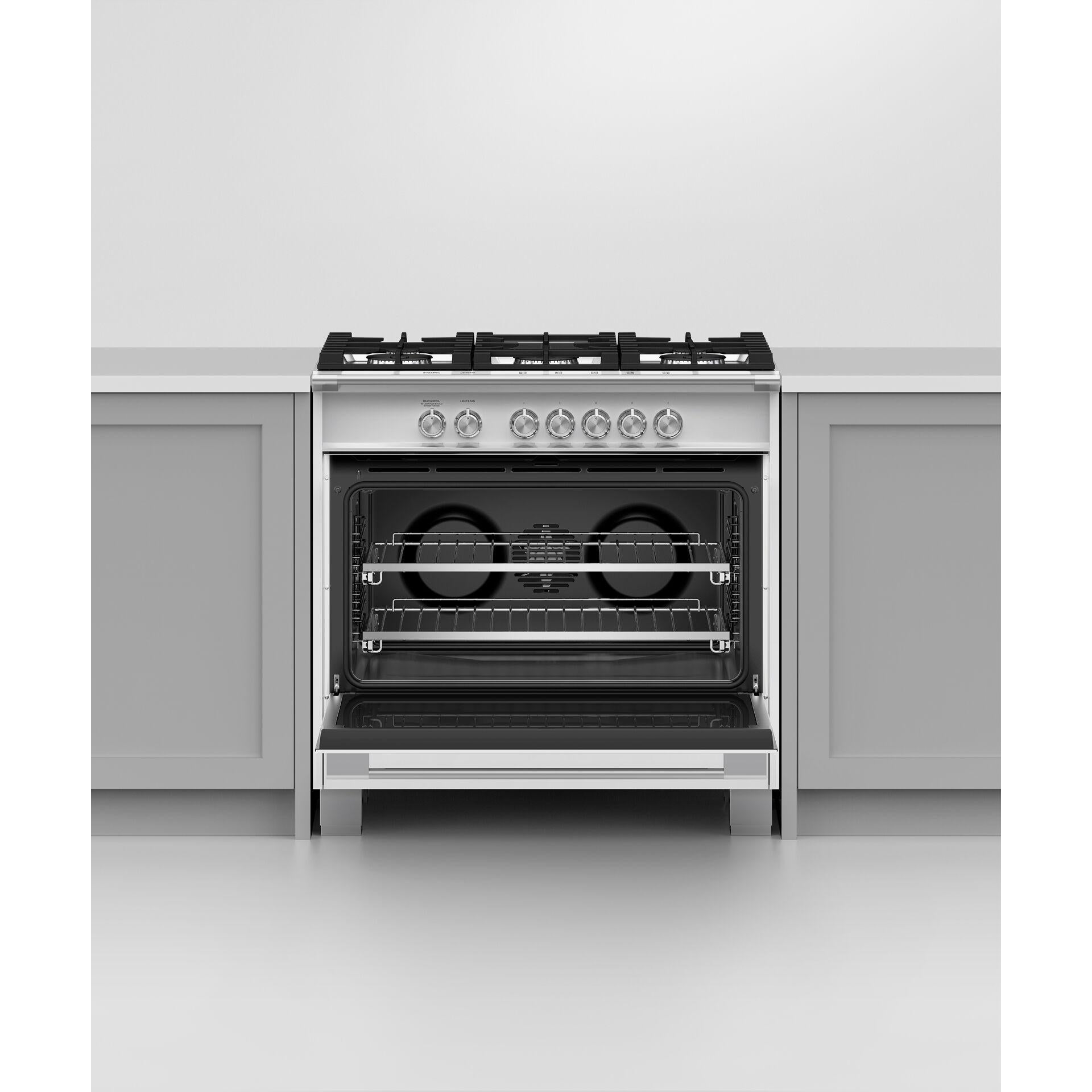 Fisher & Paykel 36-inch Freestanding Gas Range with AeroTech? Technology OR36SCG4W1