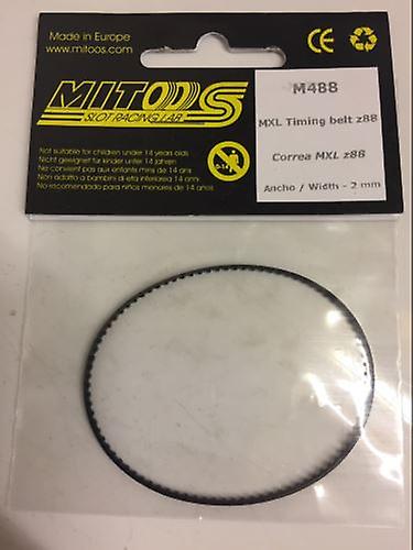 Mitoos M488 MXL Timing Belt z88 Tooth Width 2mm New