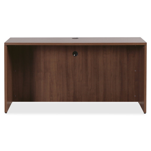 Lorell Essentials Series Walnut Credenza Shell (69969)