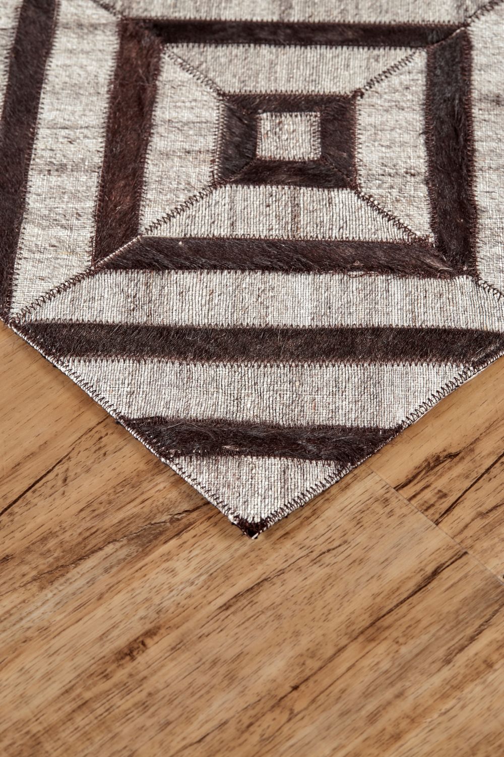 Canady Hand Woven Gray and Brown Rug by BD Fine