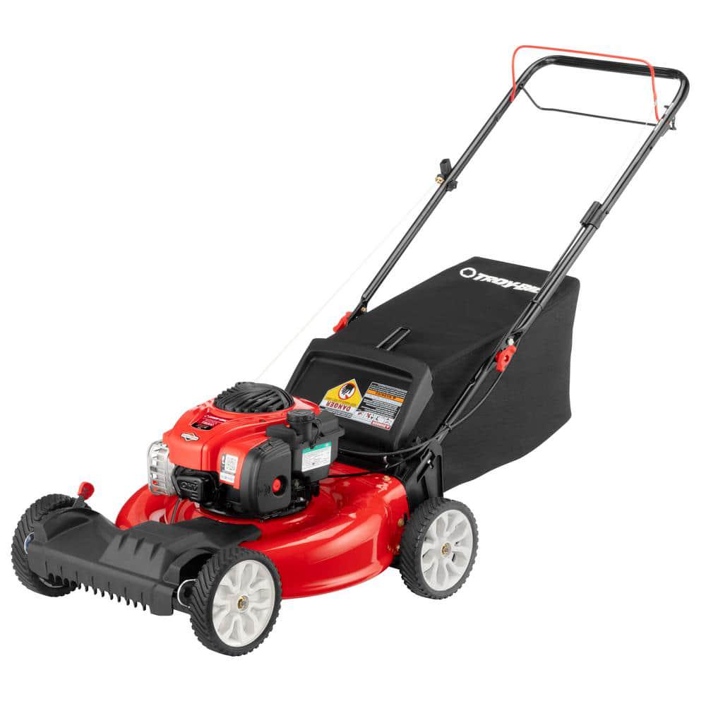 TroyBilt 21in 140cc Briggs and Stratton Self Propelled Gas Lawn Mower with Mulching Kit Included