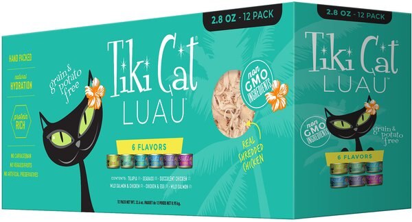 Tiki Cat Queen Emma Luau Variety Pack Grain-Free Canned Cat Food