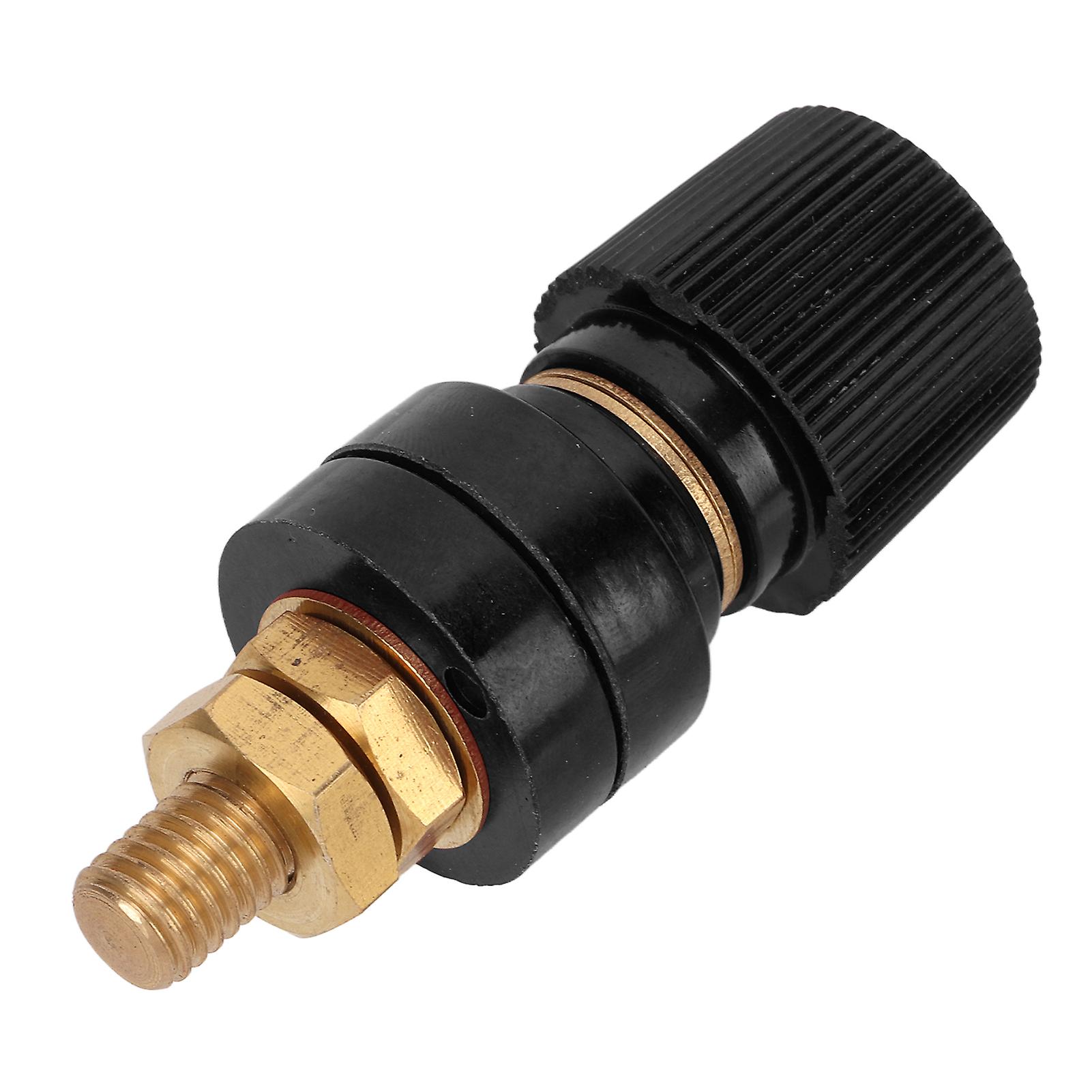 Copper Terminal Brass Material Strong Electrical Conductivity Wear Resistance Electrical Test AccessoriesBlack