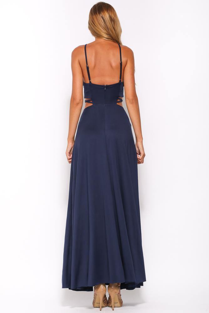 Kiss My Lips Maxi Dress Navy