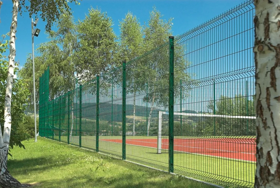 Privacy Garden Bending Fence Panel for Sale Factory Supply 3D PVC Coated Curved Galvanized Welded Wire Mesh Metal Iron Total 2