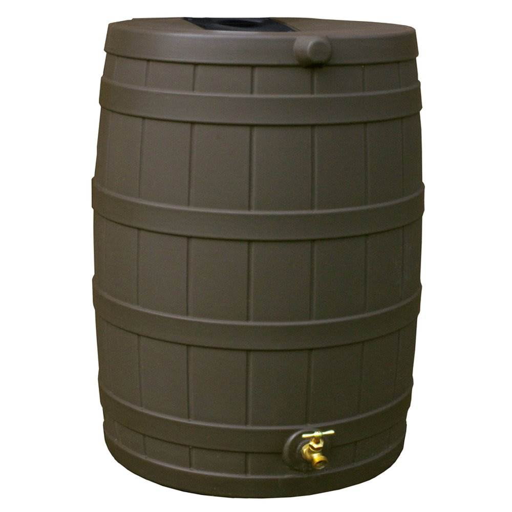 Good Ideas Rain Wizard 40 Gallon Rain Barrel - Oak