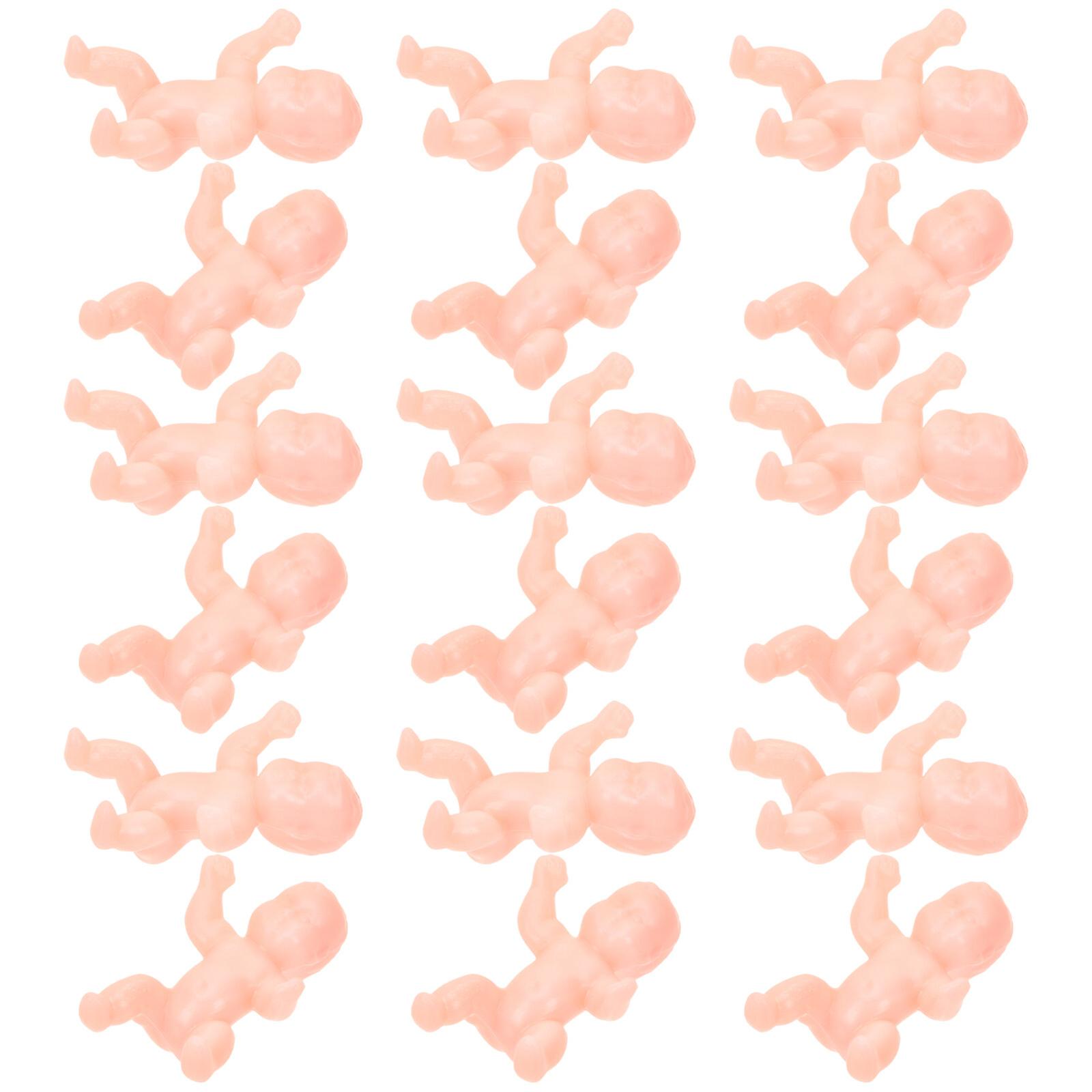 30 Pcs Mini Plastic Babies Realistic Small Plastic Babies For Baby Shower