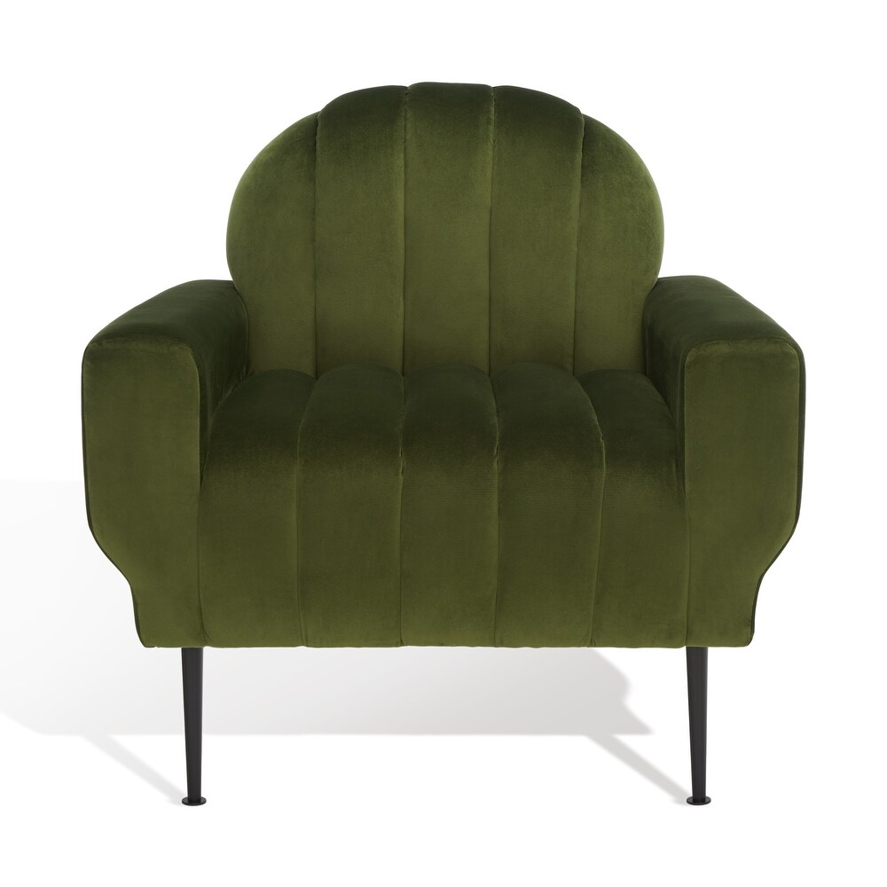 SAFAVIEH Couture Josh Channel Tufted Accent Chair   33\