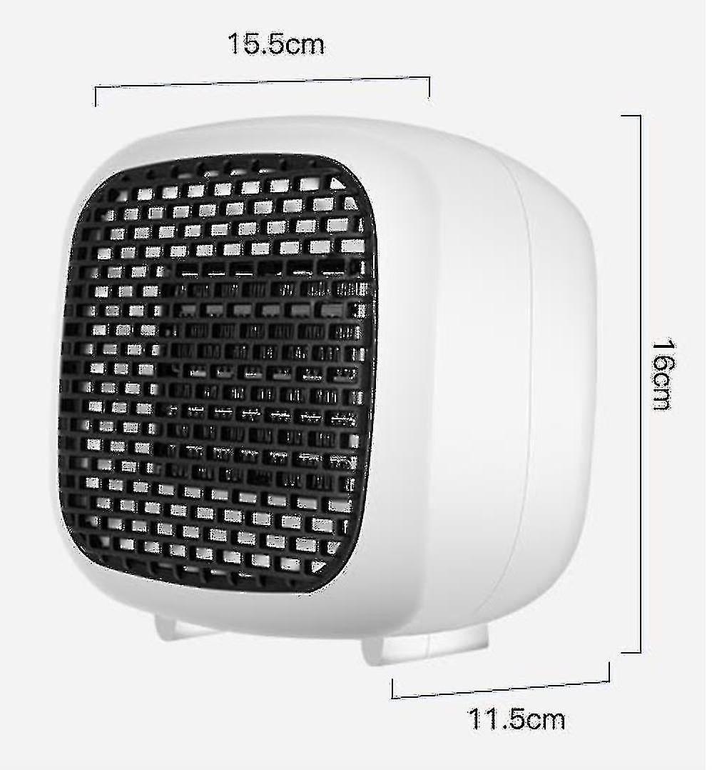 800w Mini Electric Heater Portable Desktop Fan Heater Ptc Ceramic Heating Warm Air Blower Home