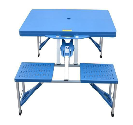 OnlineGymShop CB15414 Outdoor Portable Picnic Table with Seats