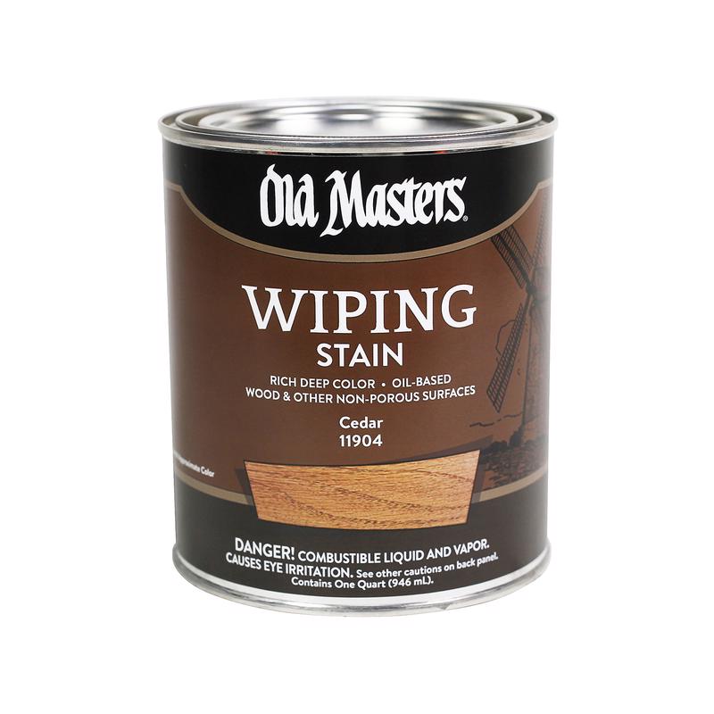 WIPE STAIN CEDAR 1QT