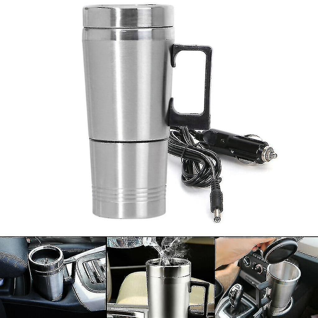 12v Kettle Car Water Heater Stainless Steel Electric Kettle Water Heating Cup For Coffee Tea