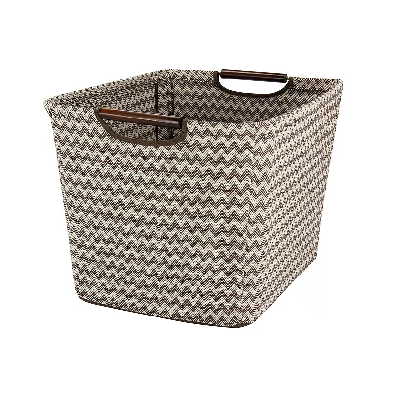 Household Essentials Chevron Tapered Storage Bin - Medium