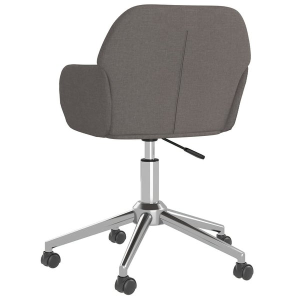 vidaXL Swivel Dining Chairs 2 pcs multi color Fabric