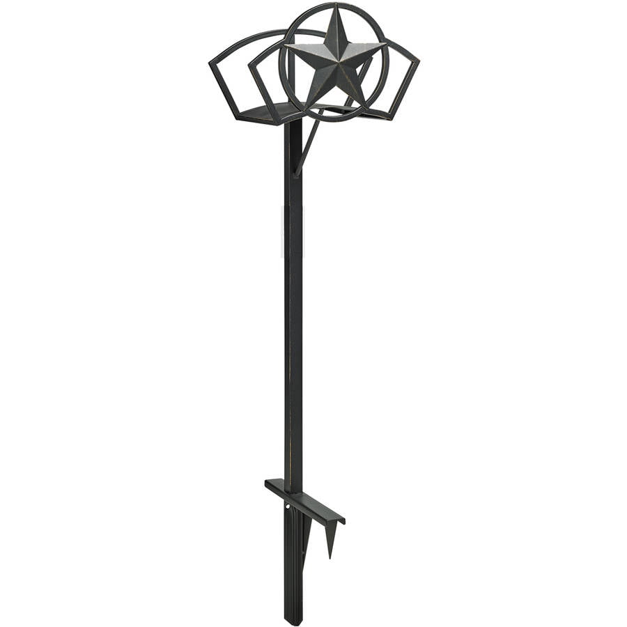 Liberty Garden Star 125' Metal Hose Stand - Bronze