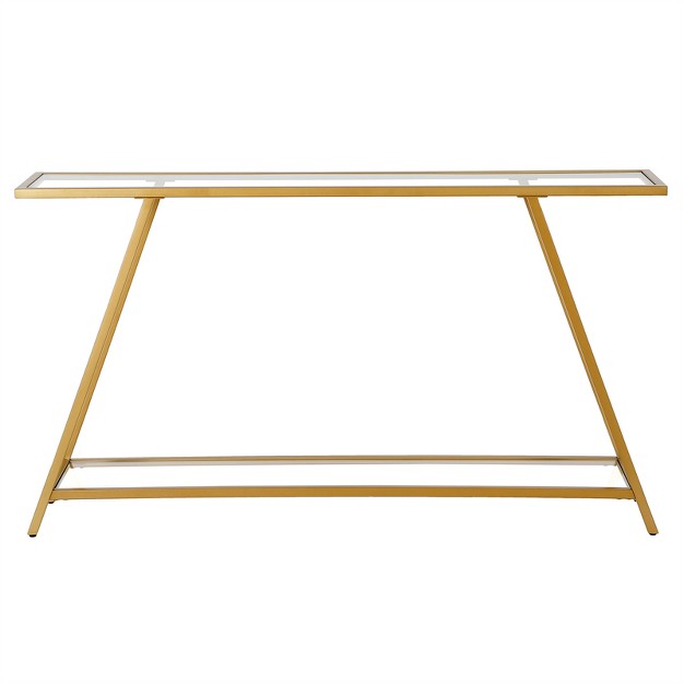 Brass Metal Console Table Henn amp hart