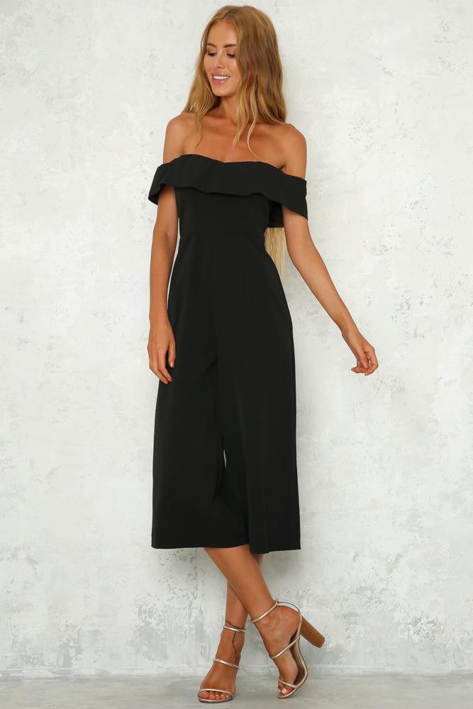 Killing Me Softly Jumpsuit Black