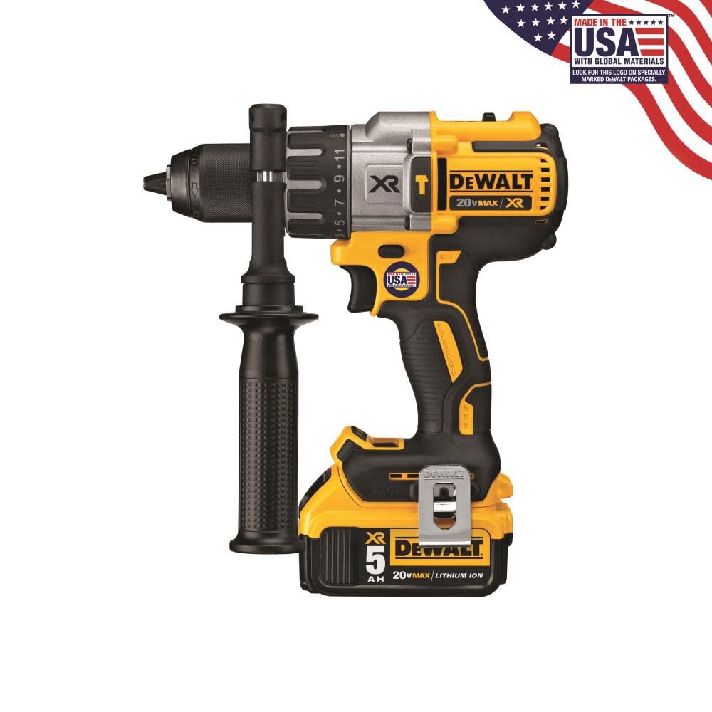 DEWALT 20V MAX XR LITHIUM ION BRUSHLESS 3-SPEED HAMMERDRILL KIT DCD996P2 from DEWALT