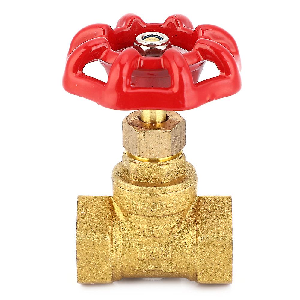 Dn15 G1/2in Brass Globe Shut-off Valve Female Thread Two Seals Stop Valve For Water Gas