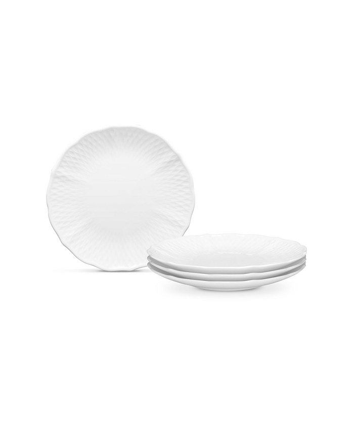 Noritake Cher Blanc Set 4 Bread and Butter Plates