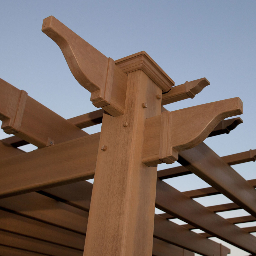 88 quotx88 quotx95.25 quotLakewood Pergola  Cedar   Traditional   Pergolas   by ArchitecturalDepot  Houzz