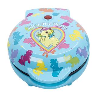 Uncanny Brands Light Blue 'My Little Pony' American Mini Waffle Maker WM3-PON-PN1