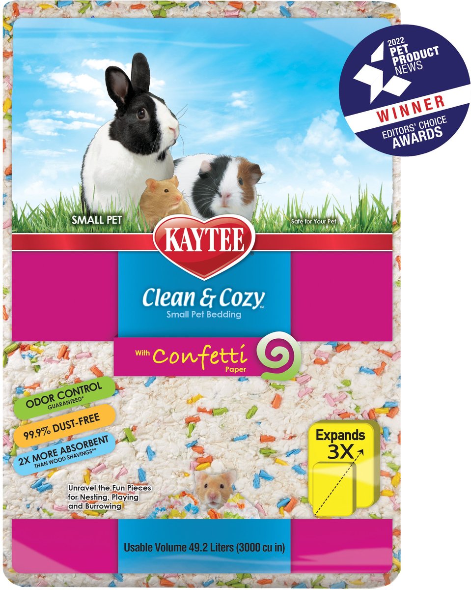 Kaytee Clean and Cozy Confetti Small Pet Bedding