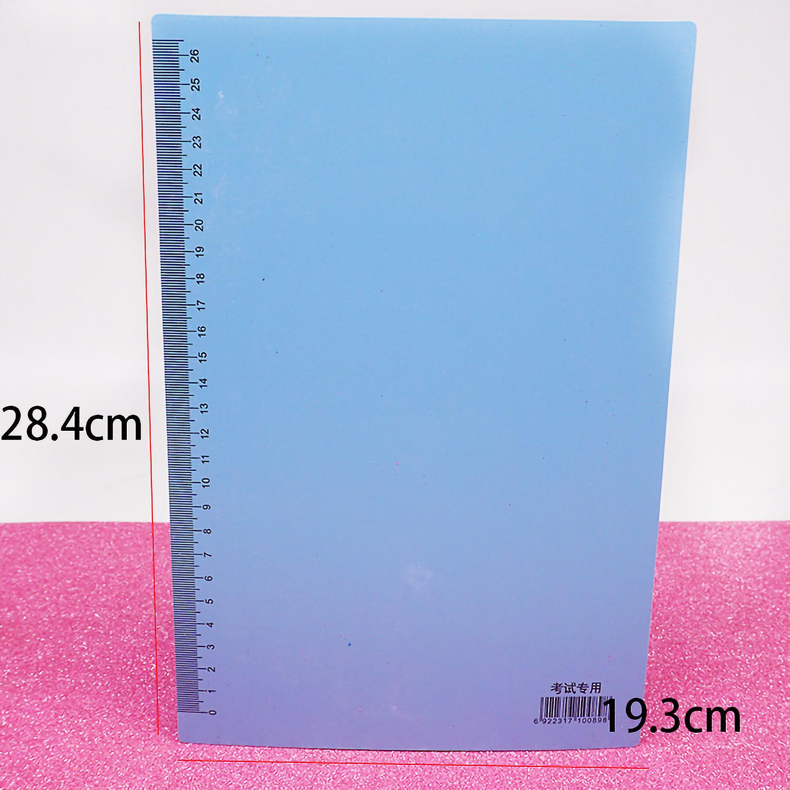 Kids Clipboard A4 Clear Hd Scale Good Flexibility Pvc Material Writing Effortless School Suppliesblue