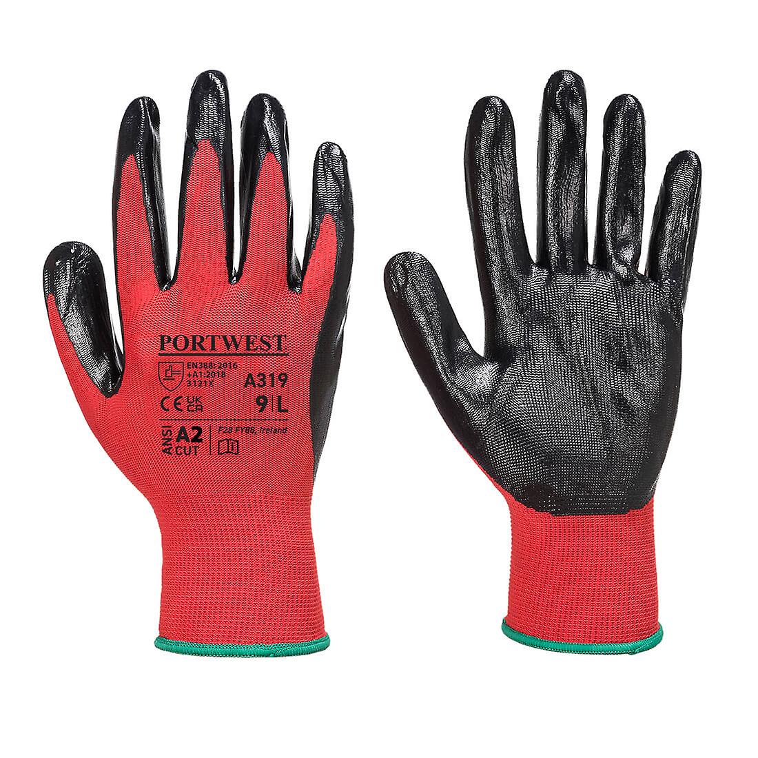 Portwest a319 flexo grip nitrile gloves