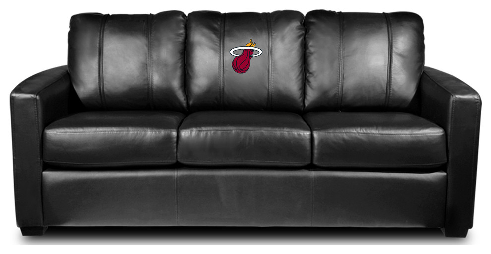 Miami Heat Stationary Sofa Commercial Grade Fabric   Contemporary   Sofas   by DreamSeats LLC  Houzz