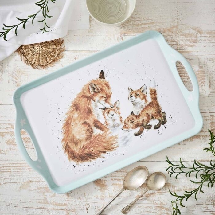 Pimpernel Wrendale Designs Bedtime Kiss Large Melamine Handled Tray   19.25\