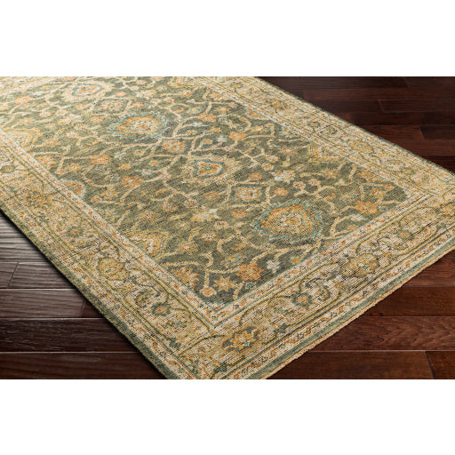 Reign NZ Border Wool Sage Rug