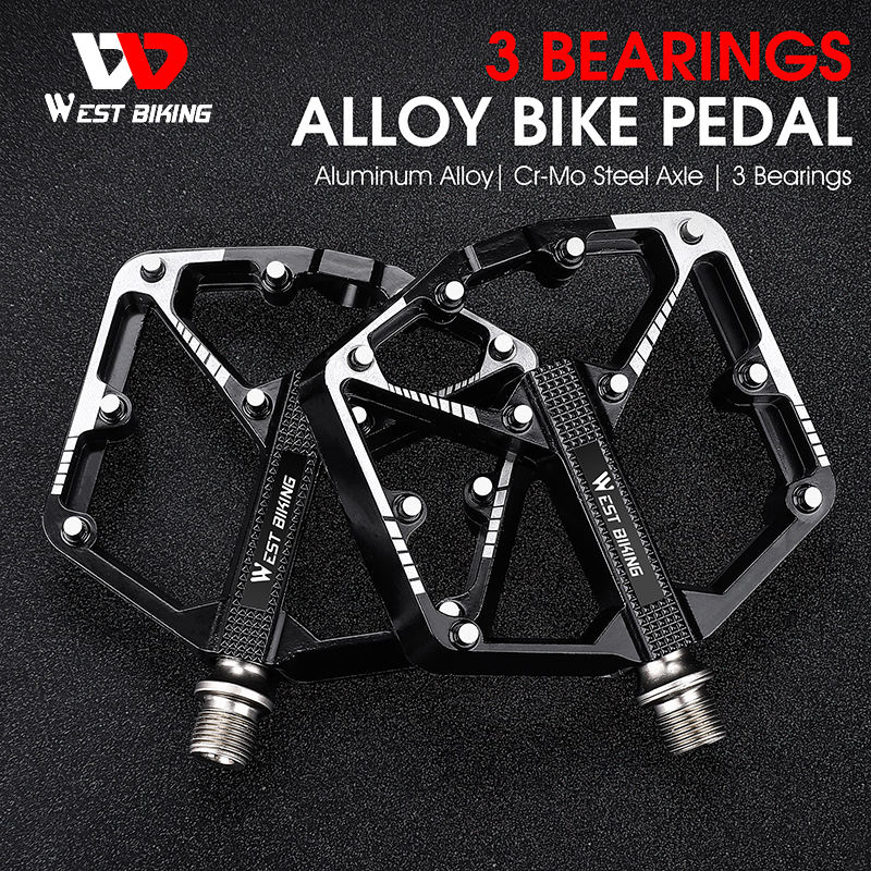 BIKING Bike 3 Bearing Pedals Aluminum oy Cycling Pedal Widen Outdoor Ultralight Mountain Bicycle 3 Bearing Pedals