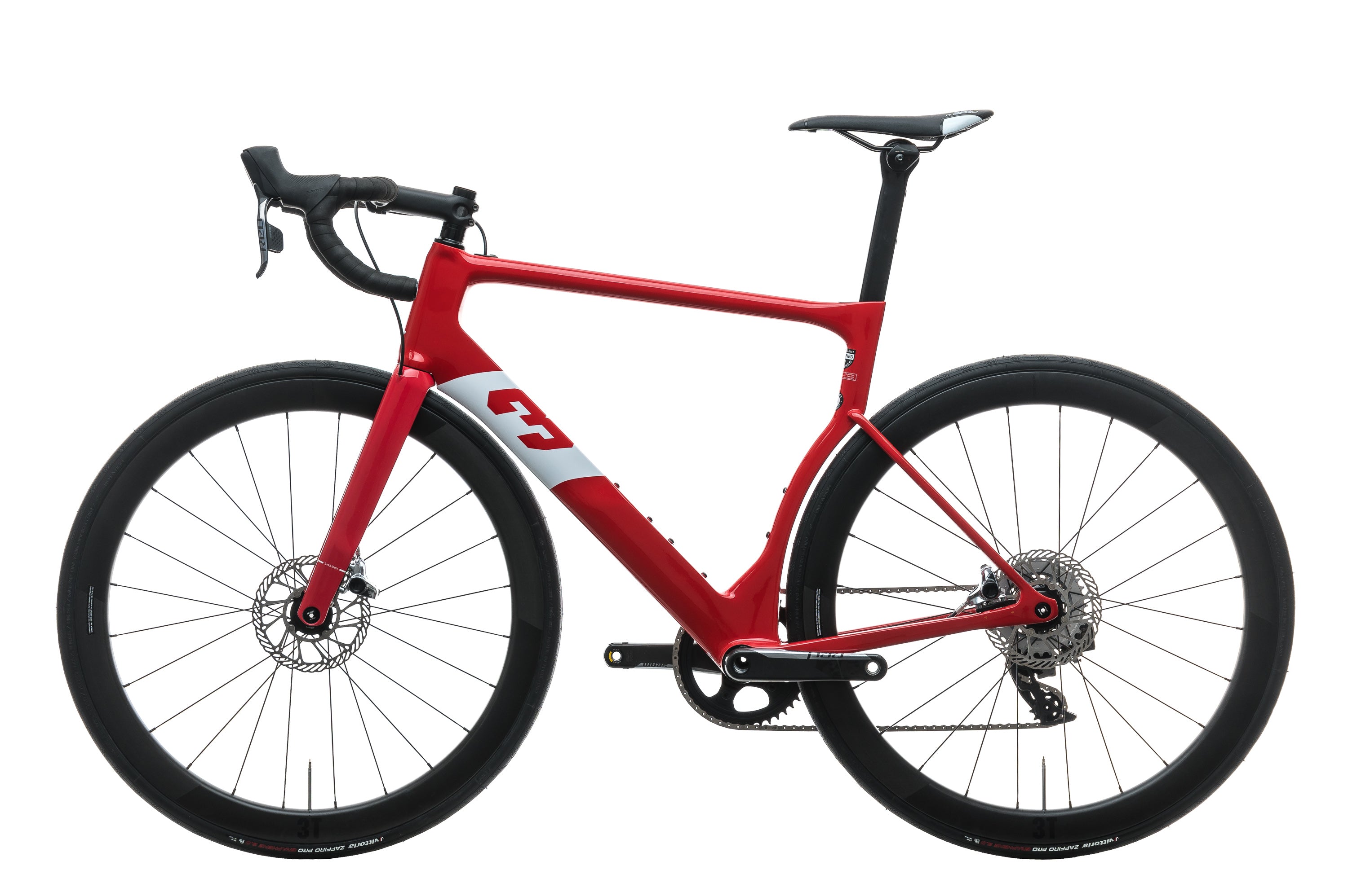 3T Strada Team Red AXS eTap Road Bike - 2020, Large