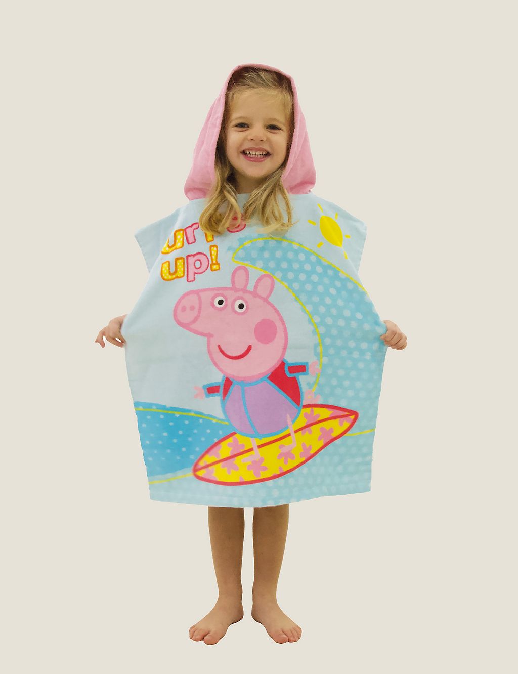 Pure Cotton Peppa Pig™ Kids' Hooded Towel